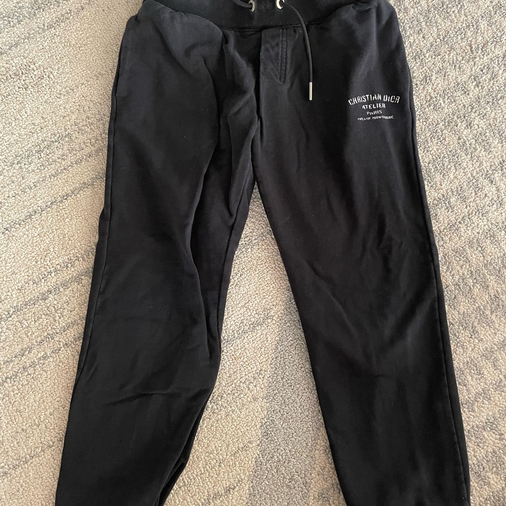 Dior Black Kids Pants